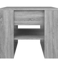 Couchtisch Grau Sonoma 55,5x55x45 cm Holzwerkstoff