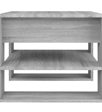 Couchtisch Grau Sonoma 55,5x55x45 cm Holzwerkstoff