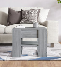 Couchtisch Grau Sonoma 55,5x55x45 cm Holzwerkstoff