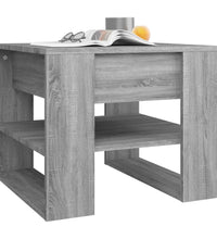 Couchtisch Grau Sonoma 55,5x55x45 cm Holzwerkstoff