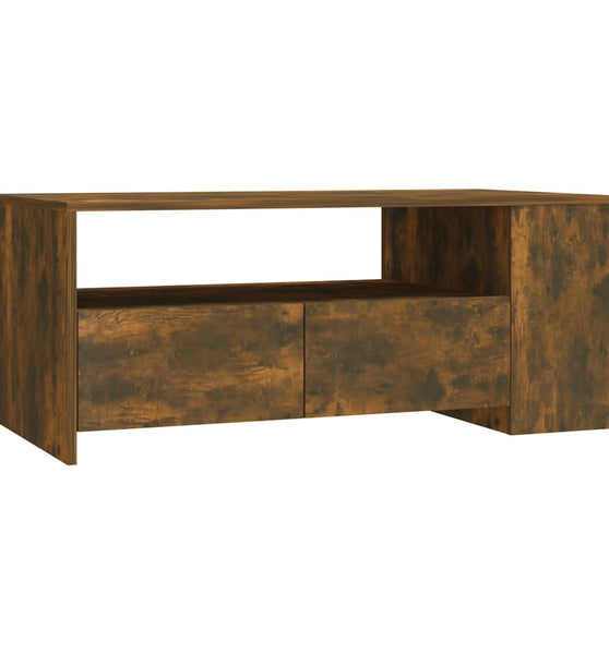 Couchtisch Räuchereiche 102x55x42 cm Holzwerkstoff