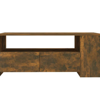 Couchtisch Räuchereiche 102x55x42 cm Holzwerkstoff
