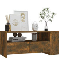 Couchtisch Räuchereiche 102x55x42 cm Holzwerkstoff