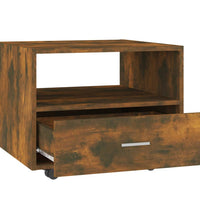 Couchtisch Räuchereiche 55x55x40 cm Holzwerkstoff