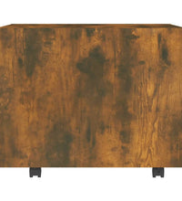 Couchtisch Räuchereiche 55x55x40 cm Holzwerkstoff