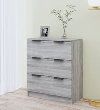 Sideboard Grau Sonoma 60x30x70 cm Holzwerkstoff