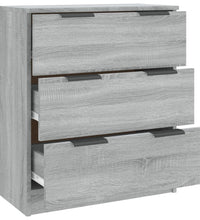 Sideboard Grau Sonoma 60x30x70 cm Holzwerkstoff