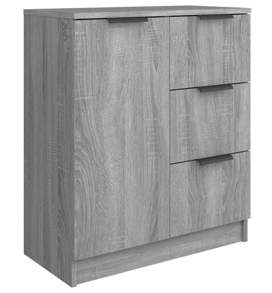 Sideboard Grau Sonoma 60x30x70 cm Holzwerkstoff