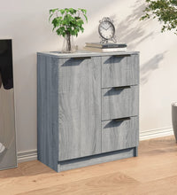 Sideboard Grau Sonoma 60x30x70 cm Holzwerkstoff