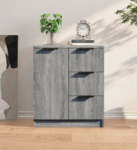 Sideboard Grau Sonoma 60x30x70 cm Holzwerkstoff