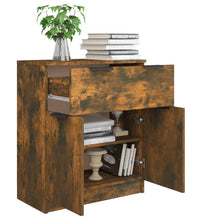 Sideboard Räuchereiche 60x30x70 cm Holzwerkstoff