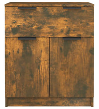Sideboard Räuchereiche 60x30x70 cm Holzwerkstoff