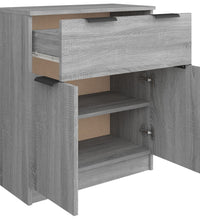 Sideboard Grau Sonoma 60x30x70 cm Holzwerkstoff