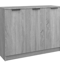 Sideboard Grau Sonoma 90,5x30x70 cm Holzwerkstoff