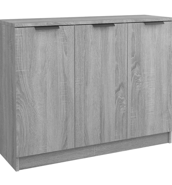 Sideboard Grau Sonoma 90,5x30x70 cm Holzwerkstoff