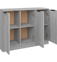 Sideboard Grau Sonoma 90,5x30x70 cm Holzwerkstoff