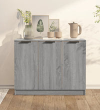 Sideboard Grau Sonoma 90,5x30x70 cm Holzwerkstoff