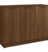 Sideboard Braun Eichen-Optik 90,5x30x70 cm Holzwerkstoff