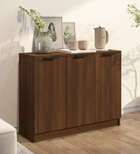 Sideboard Braun Eichen-Optik 90,5x30x70 cm Holzwerkstoff