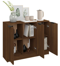 Sideboard Braun Eichen-Optik 90,5x30x70 cm Holzwerkstoff