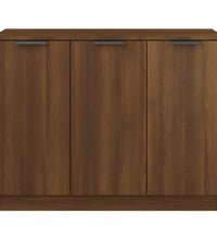 Sideboard Braun Eichen-Optik 90,5x30x70 cm Holzwerkstoff