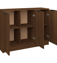 Sideboard Braun Eichen-Optik 90,5x30x70 cm Holzwerkstoff