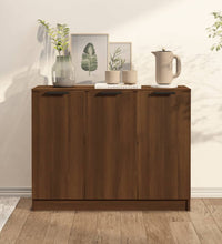 Sideboard Braun Eichen-Optik 90,5x30x70 cm Holzwerkstoff