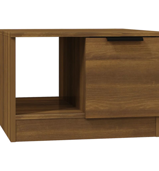 Couchtisch Braun Eichen-Optik 50x50x36 cm Holzwerkstoff