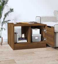 Couchtisch Braun Eichen-Optik 50x50x36 cm Holzwerkstoff