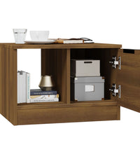 Couchtisch Braun Eichen-Optik 50x50x36 cm Holzwerkstoff