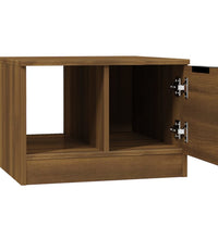 Couchtisch Braun Eichen-Optik 50x50x36 cm Holzwerkstoff