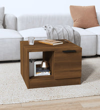 Couchtisch Braun Eichen-Optik 50x50x36 cm Holzwerkstoff