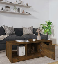 Couchtisch Räuchereiche 102x50x36 cm Holzwerkstoff