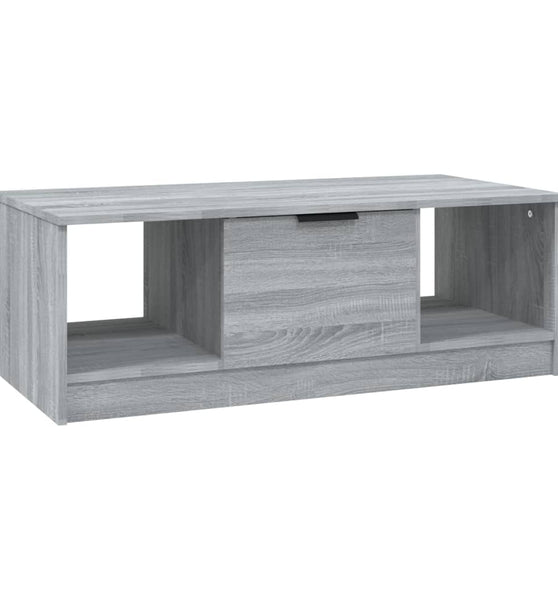 Couchtisch Grau Sonoma 102x50x36 cm Holzwerkstoff