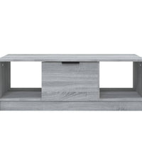 Couchtisch Grau Sonoma 102x50x36 cm Holzwerkstoff