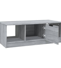 Couchtisch Grau Sonoma 102x50x36 cm Holzwerkstoff