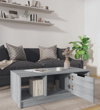 Couchtisch Grau Sonoma 102x50x36 cm Holzwerkstoff