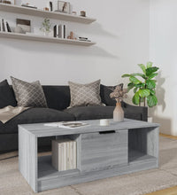 Couchtisch Grau Sonoma 102x50x36 cm Holzwerkstoff