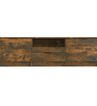 TV-Schrank Räuchereiche 140x35x40 cm Holzwerkstoff