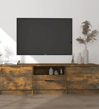 TV-Schrank Räuchereiche 140x35x40 cm Holzwerkstoff
