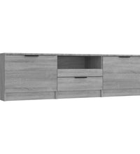 TV-Schrank Grau Sonoma 140x35x40 cm Holzwerkstoff