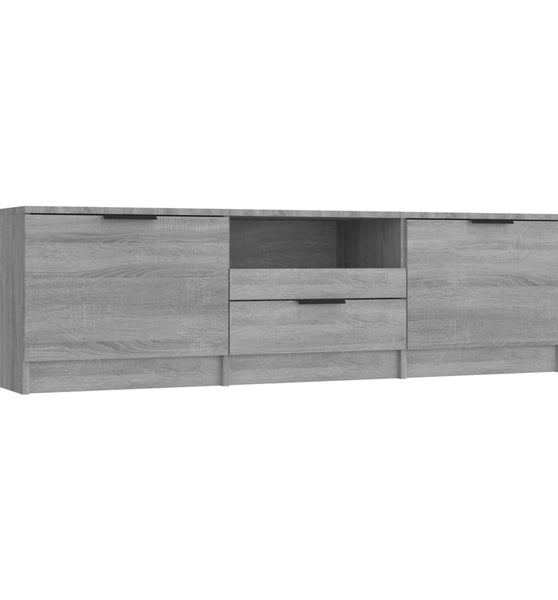 TV-Schrank Grau Sonoma 140x35x40 cm Holzwerkstoff