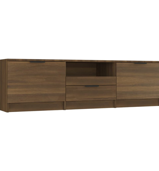 TV-Schrank Braun Eichen-Optik 140x35x40 cm Holzwerkstoff