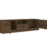 TV-Schrank Braun Eichen-Optik 140x35x40 cm Holzwerkstoff