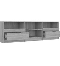 TV-Schrank Grau Sonoma 150x33,5x45 cm Holzwerkstoff