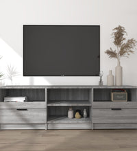 TV-Schrank Grau Sonoma 150x33,5x45 cm Holzwerkstoff