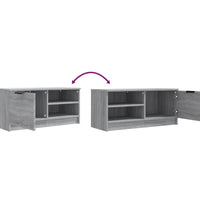 TV-Schrank Grau Sonoma 80x35x36,5 cm Holzwerkstoff