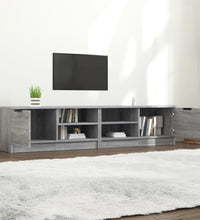 TV-Schränke 2 Stk. Grau Sonoma 80x35x36,5 cm Holzwerkstoff