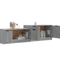 TV-Schrank Grau Sonoma 158,5x36x45 cm Holzwerkstoff