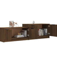 TV-Schrank Braun Eichen-Optik 158,5x36x45 cm Holzwerkstoff